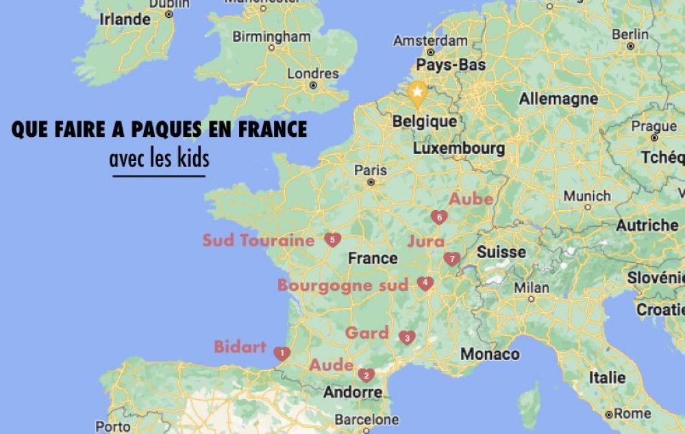 ou partir avril france